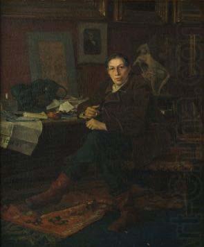 Jules Bastien-Lepage Albert Wolff in His Study china oil painting image